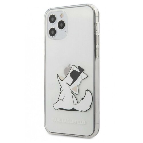 Чехол Karl Lagerfeld Choupette Fun Hard для iPhone 12 Pro Max, прозрачный