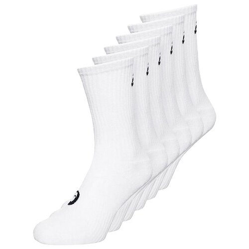 Носки ASICS 6PPK Сrew sock, 6 пар, размер M, белый