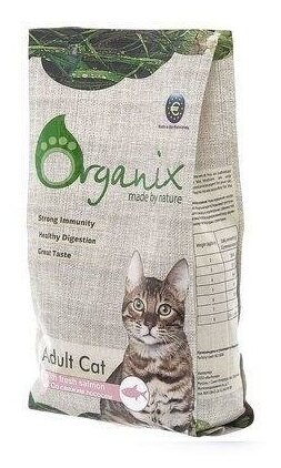 Корм Organix Adult Cat Salmon для кошек, со свежим лососем и рисом, 7.5 кг - фотография № 12