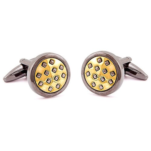 запонки лайнер золотой cuff links Запонки GREG, золотой