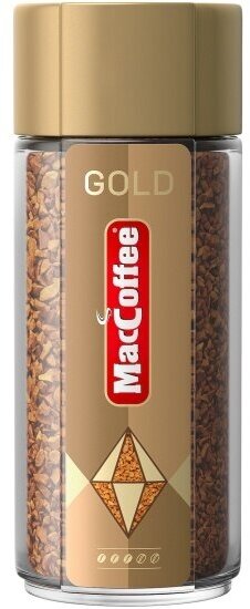 Кофе растворимый Maccoffee Gold сублимированный 100 г