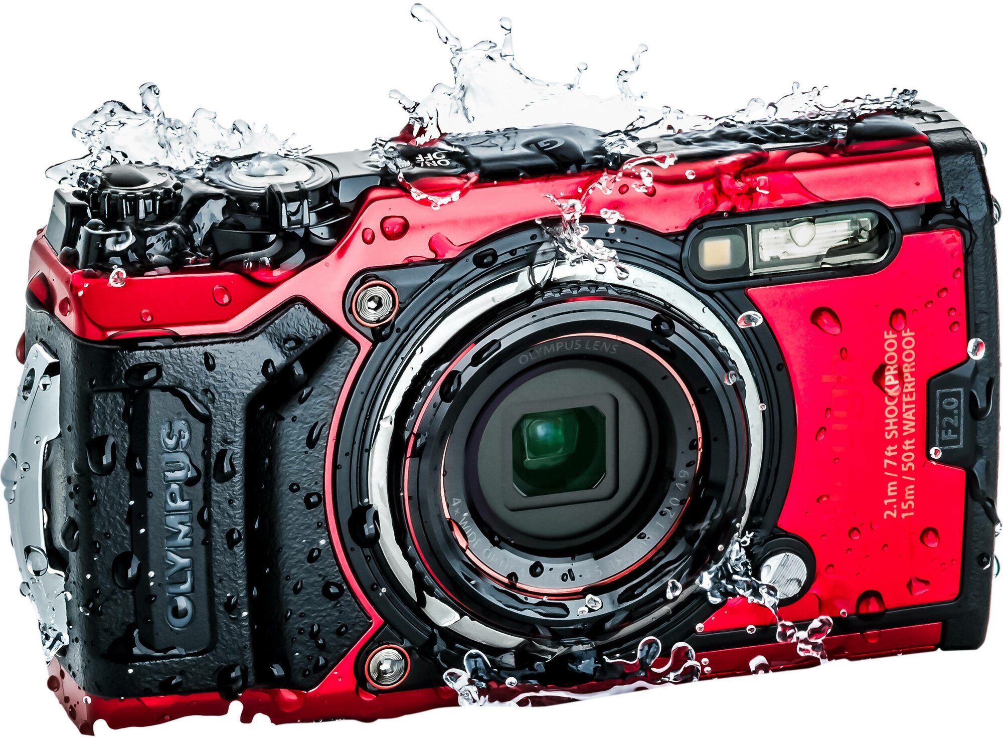Фотоаппарат Olympus Tough TG-6 красный (V104210RE000) - фото №19
