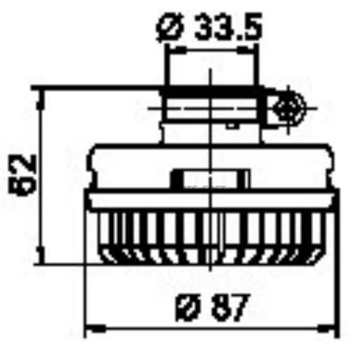WABCO 4324070120 Глушитель шума (под хомут)