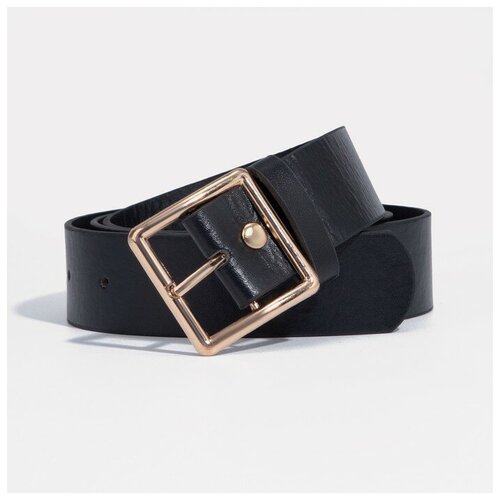 фото Ремень сима-ленд, размер 102, черный сима-лэнд