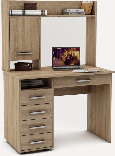 Изображение товара Стол письменный, стол компьютерный Остин (Ливерпуль) 12Я дуб сонома