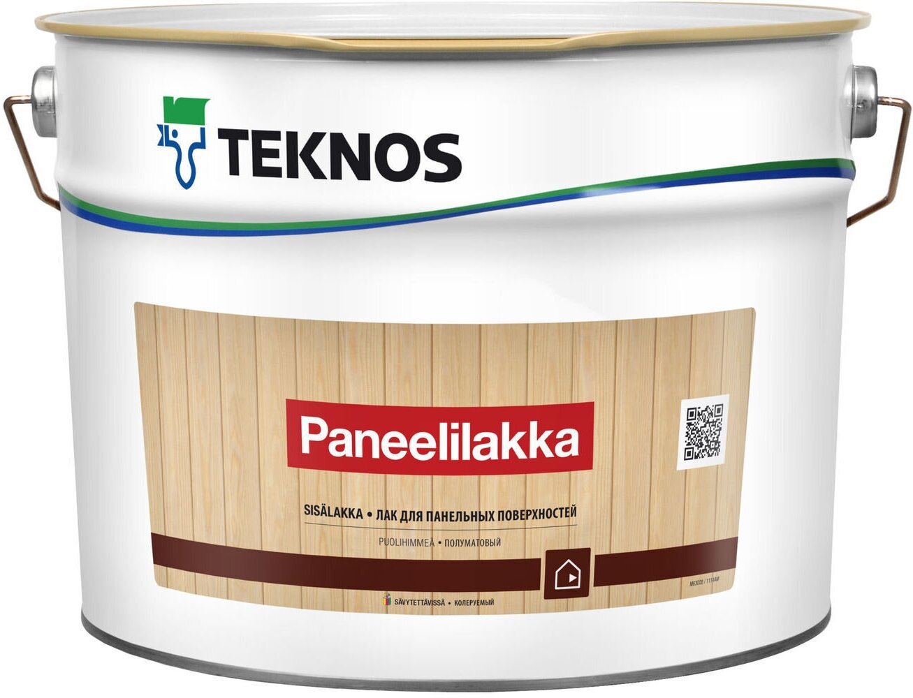 фото Текнос PANEELILAKKA лак для панелей полуматовый (0,9л)