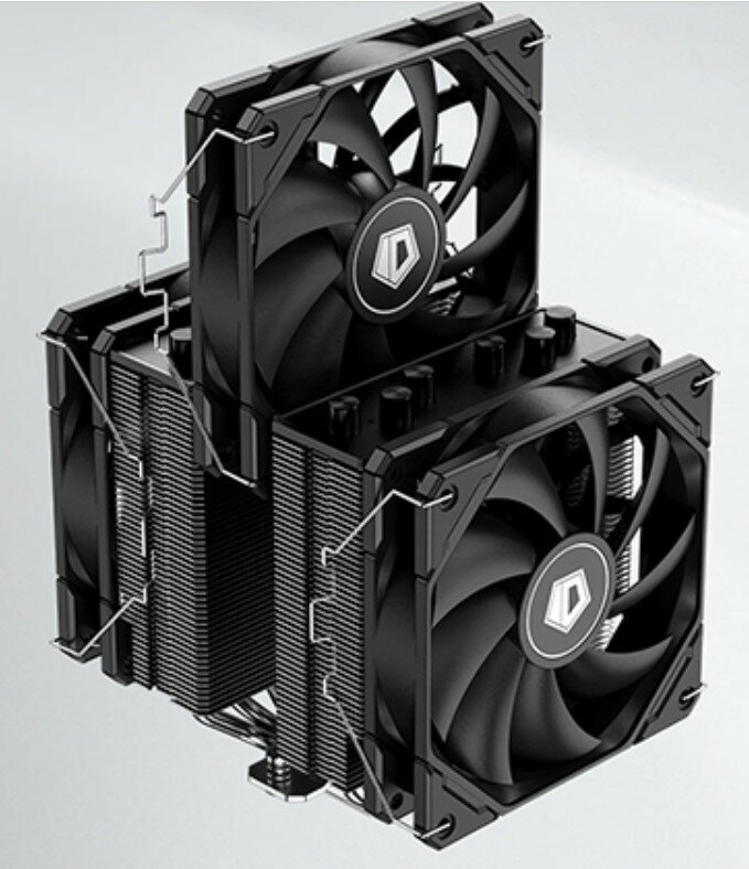 Вентилятор для корпуса ID-Cooling TF-12025-PRO Black - фото №4