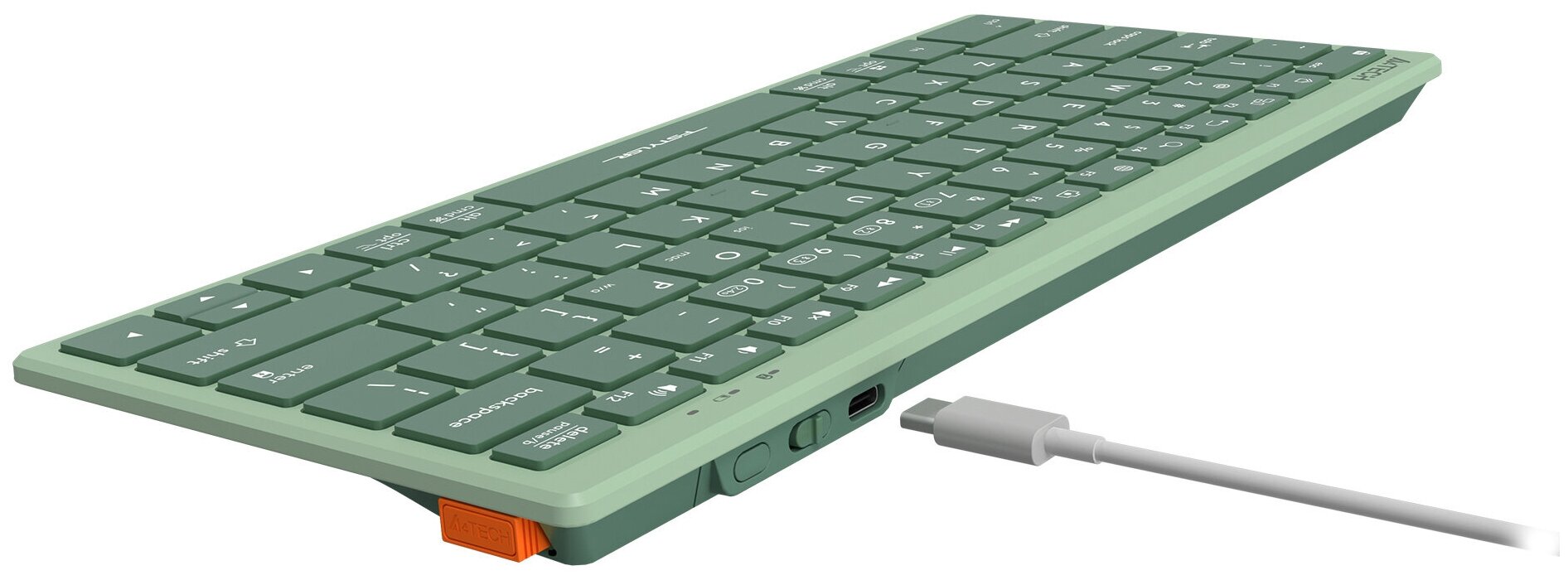 Клавиатура A4Tech Fstyler FBX51C зеленый (fbx51c matcha green) - фото №11
