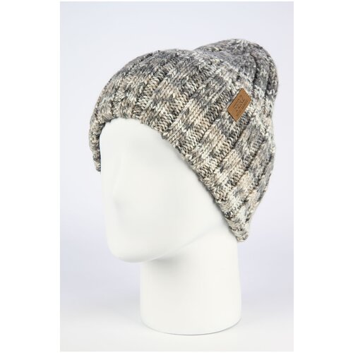 Шапка бини Ferz Безе цвет Серый светлый