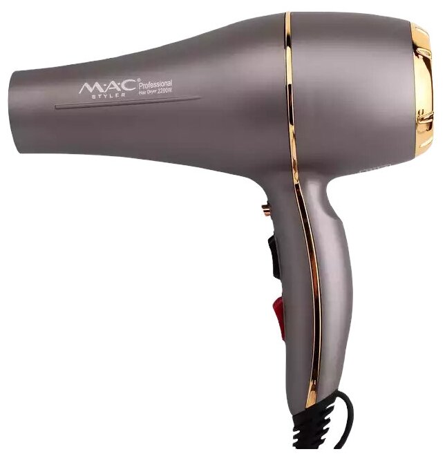 Профессиональный фен для волос M. A. C Styler Keratin Therapy покрытие с технологией MICRO GLITT - фотография № 1
