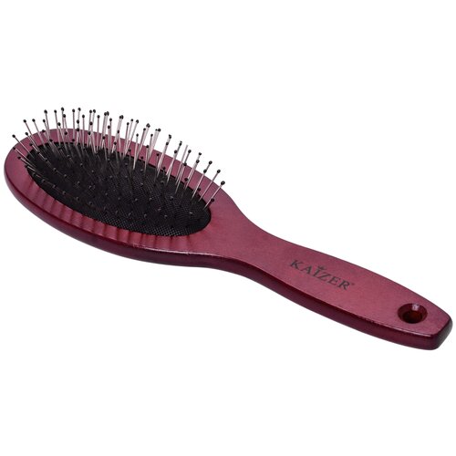 Kaizer массажная щетка 802043, для распутывания волос, 19 см овальная массажная расчёска для волос kaizer зелёная 1 шт