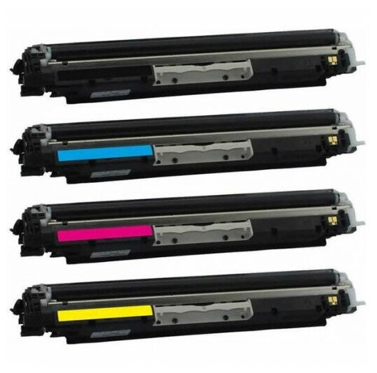 Картриджи для HP CE310A/СF350, CE311A/CF351, CE312A/CF352, CE313A/CF353 черный, голубой, пурпурный, желтый.