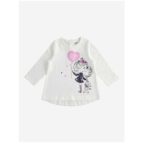 Лонгслив iDO, размер 30M, цвет кремовый,синий