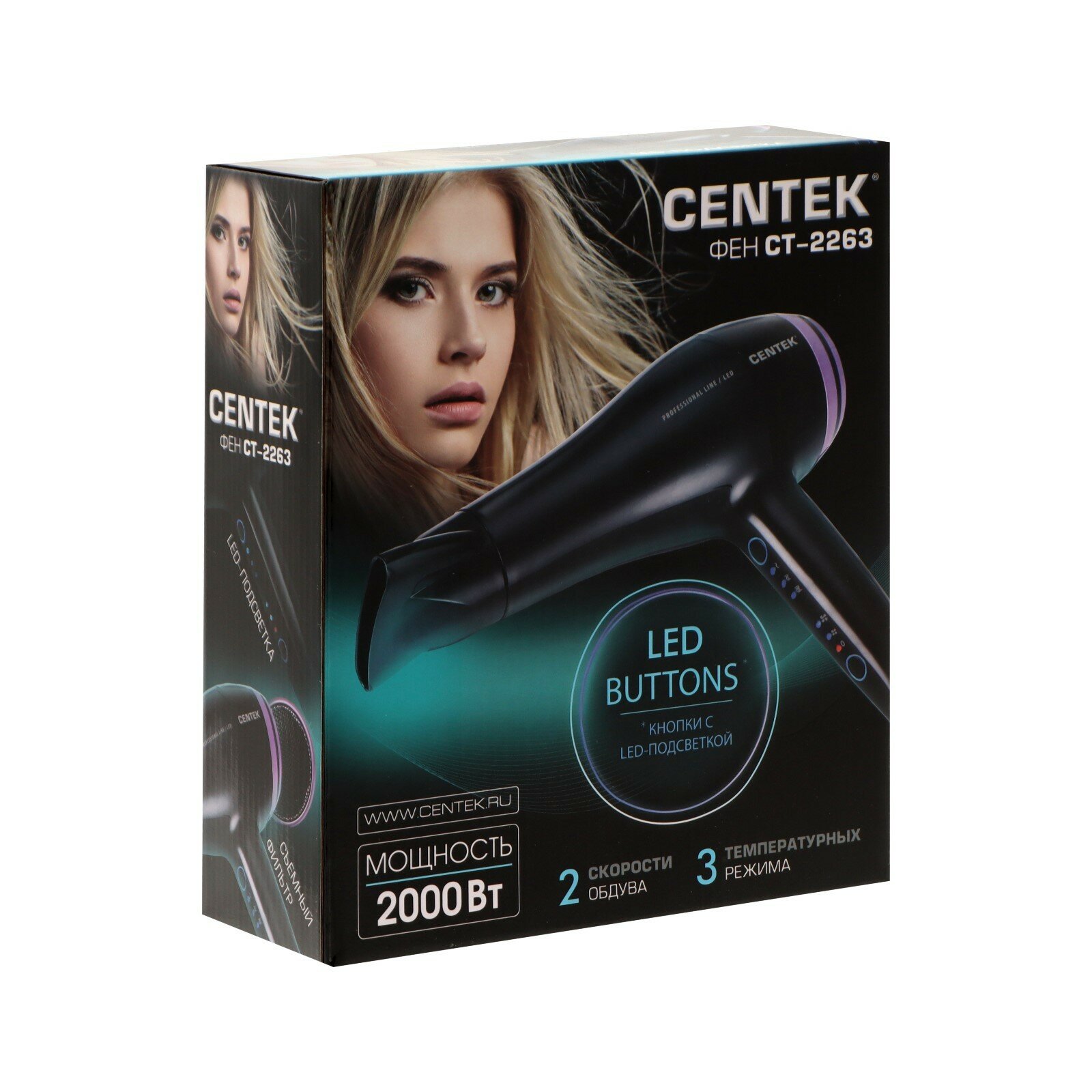 Фен CENTEK CT-2263, black - фото №16