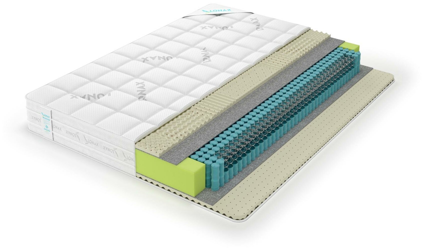 Матрас Lonax Memory Latex Medium S1000 75x185