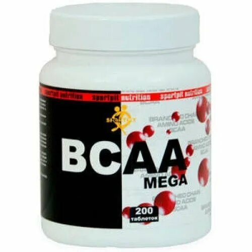 SportPit BCAA MEGA 200 таблеток. Комплекс незаменимых аминокислот. Восстановление и выносливость.