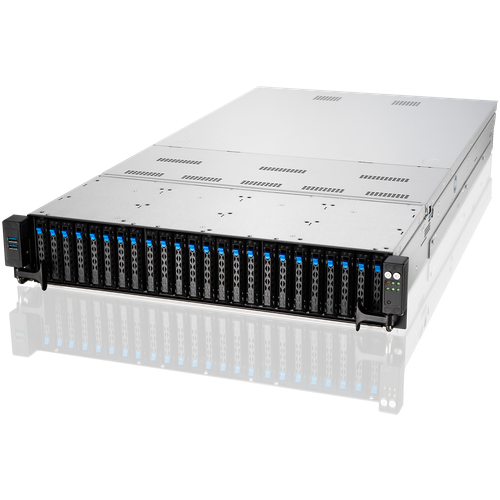 Серверная платформа ASUS RS720A-E11-RS24U Rack 2U,2xLGA 4094(max/280w TDP), sup 7002/7003 EPYC,RDIMM/LR-DIMM/3DS(32/3200MHz/8TB),24xSFF SATA/SAS/NVMe,2xM.2 SSD,2xGbE,9xPCie Slot,1xOCP3.0,2x1600W,ASMB10-iKVM