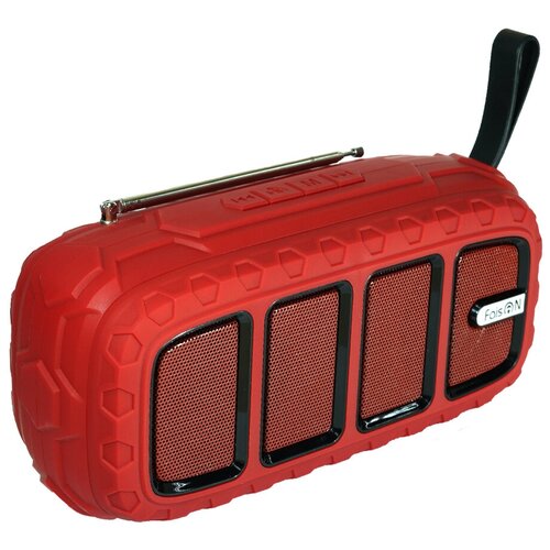Портативная блютуз колонка FaisON SPNR-5018fm Retro красный 47500₽