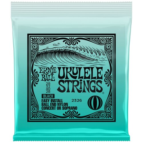 ERNIE BALL Струны для укулеле 2326 Ball end Nylon 28-40 ERNIE BALL струны для укулеле ernie ball 2329 прозрачные