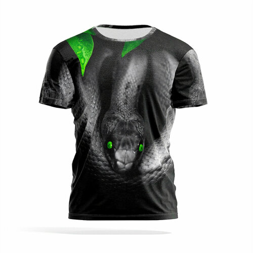 фото Футболка panin brand, размер xxl, серый, черный