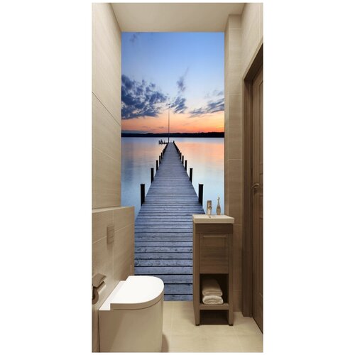 Фотообои Причал на закате 100х260 см 2600₽