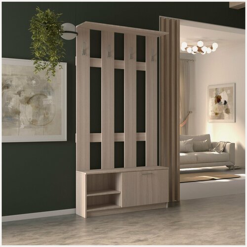 Изображение товара Прихожая Лювен-400с ясень шимо светлый современный в коридор в современном стиле