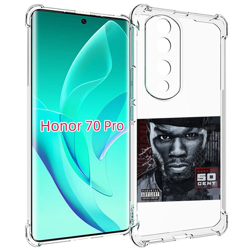 Чехол MyPads 50 Cent - Best Of для Honor 70 Pro / 70 Pro Plus задняя-панель-накладка-бампер