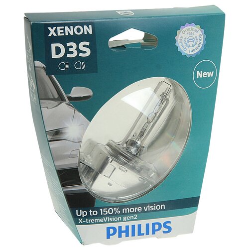 Лампа D3s 42v 35w X-Tremevision +150 Philips арт. 42403xv2