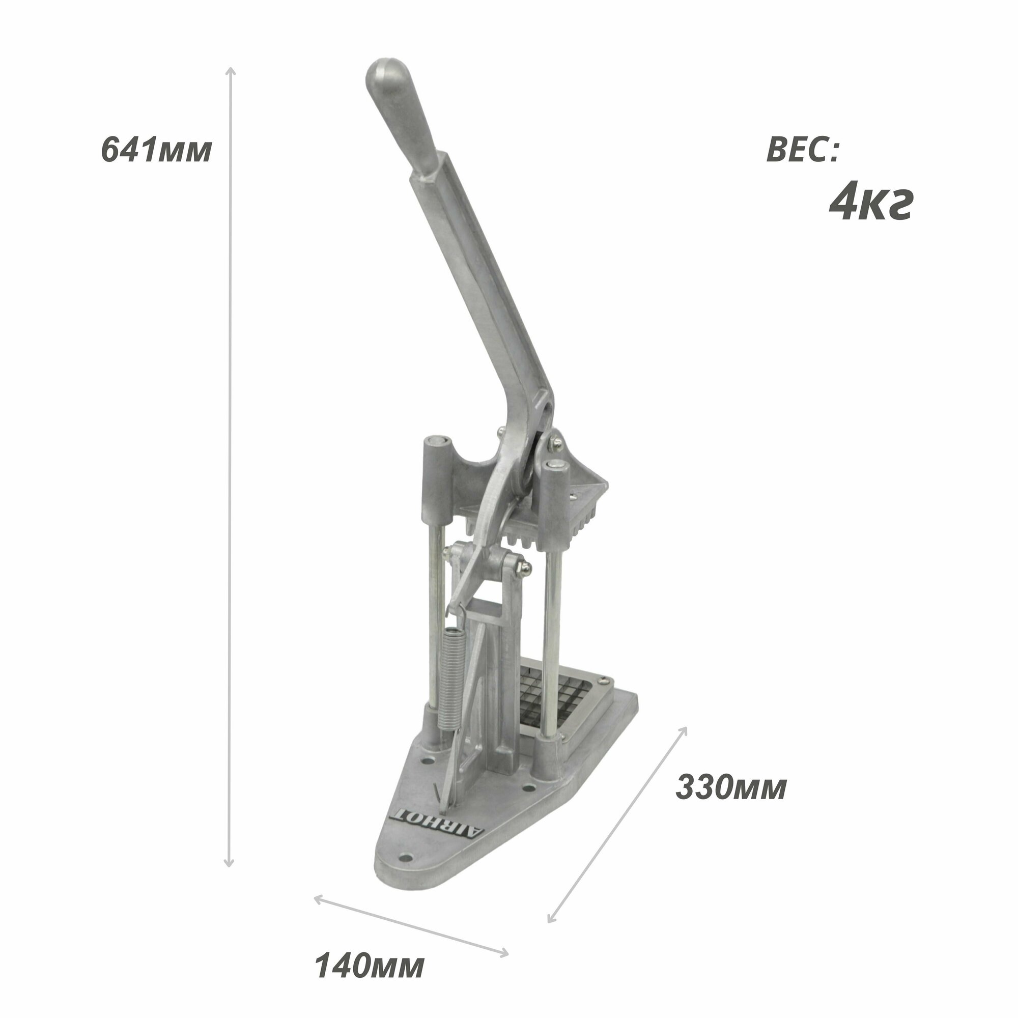 Овощерезка ручная AIRHOT CP-01, пресс для нарезки картофеля фри и овощных палочек