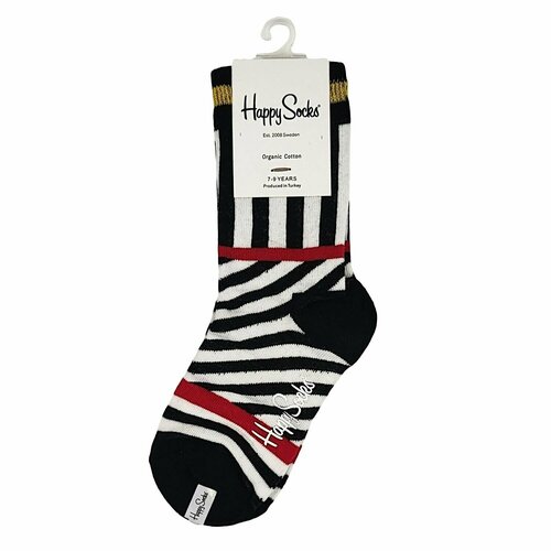 Носки Happy Socks, размер 32/35, красный, черный