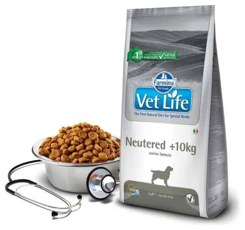 Farmina (Фармина) Vet Life Dog Neutered Корм лечебный сух. д/кастрированных и стерилизованных собак >10 12кг