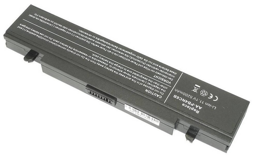 Аккумуляторная батарея для ноутбука Samsung P50 P60 R45 R40 X60 X65 (AA-PB4NC6B) 5200mAh OEM черная арт 009177