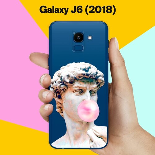 Силиконовый чехол Давид на Samsung Galaxy J6 (2018) силиконовый чехол на samsung galaxy j8 самсунг галакси джей 8 scrooge supergold прозрачный