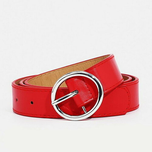 фото Ремень сима-ленд, размер 110, красный сима-лэнд