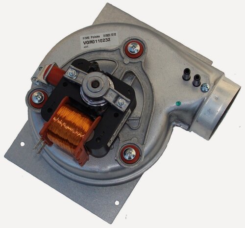 Изображение товара Вентилятор для настенного котла Buderus U022-24K, U052-24/24K/28/28K FIME VGR 0110232, применим как артикул. 87161432010