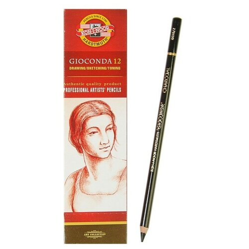 Уголь в карандаше 4.2 мм Koh-I-Noor GIOCONDA 8810/2, Charcoal 4.2, средний (искусственный)