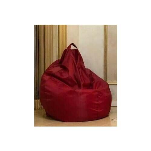 Кресло-мешок Груша XXXL-Комфорт, красный оксфорд (Puffdom пуф, кресло, бескаркасная мягкая мебель)