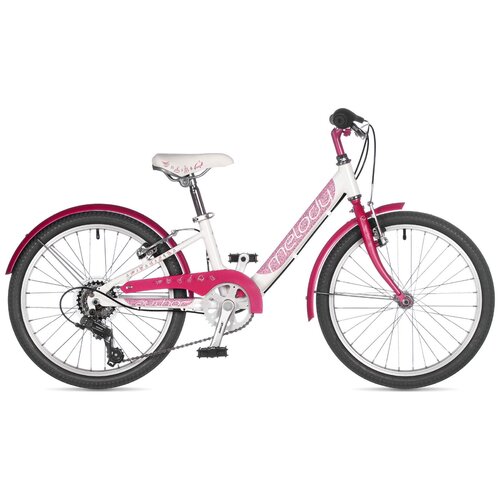 Велосипед Author Melody (2021), Цвет рамы white/pink, Рама 10