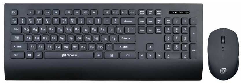 Клавиатура OKLICK 222M черный 254400₽