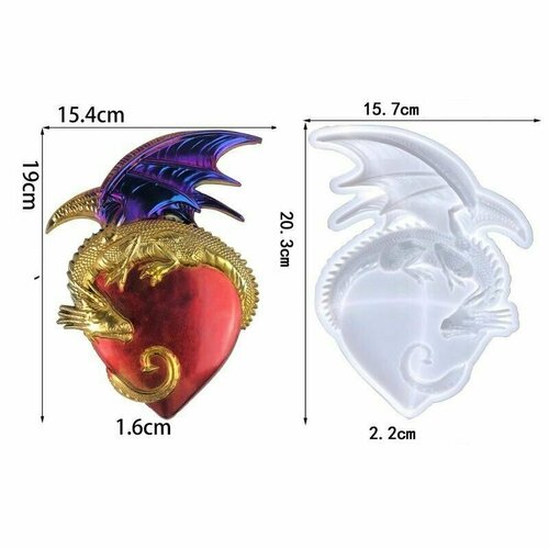 Силиконовый молд/форма для смолы Китайский дракон. силиконовый молд форма для рукоделия сердце