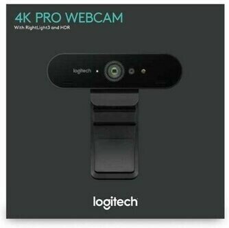 Веб-камера Logitech Brio Ultra HD, черный (960-001105/960-001107) - фото №5