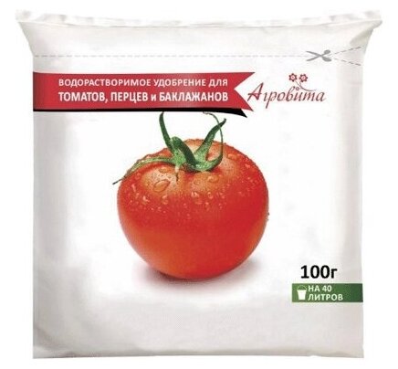 Удобрение Агровита для томатов,перцев,баклажанов 100г - фотография № 4