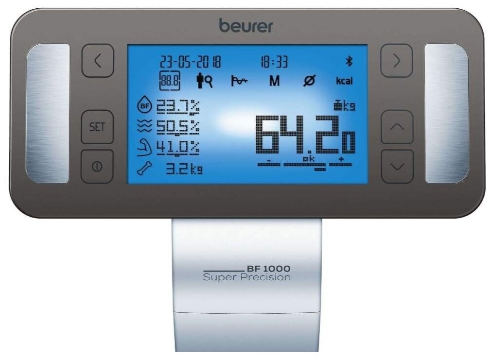 Весы напольные электронные Beurer BF1000 Super Precision макс.200кг черный - фотография № 4