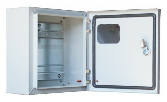 фото Щит учета ЩУ 1фз. без внутр. двери IP54 (300Х300Х150) металл 0,8