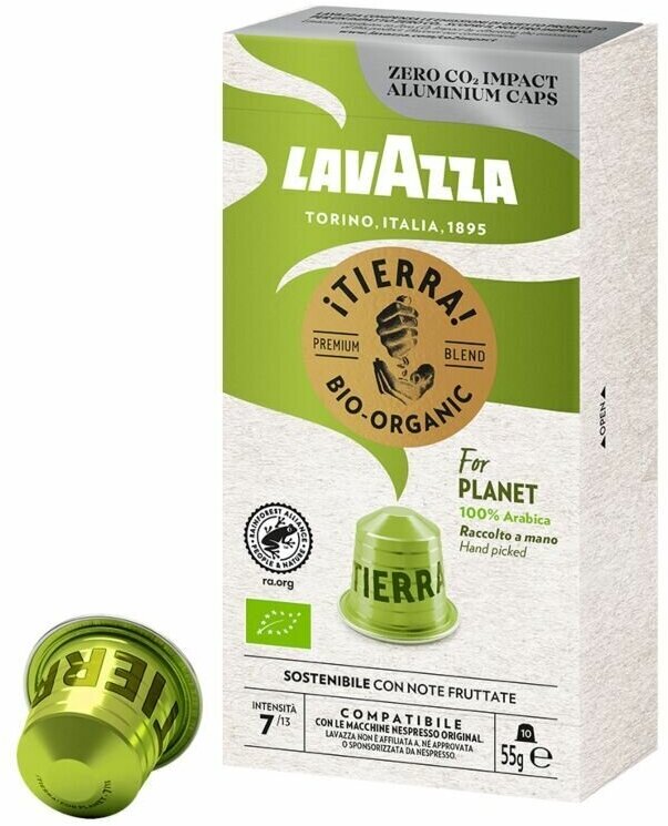 Кофе в капсулах Nespresso Lavazza Tierra For Planet 10 шт - фотография № 2