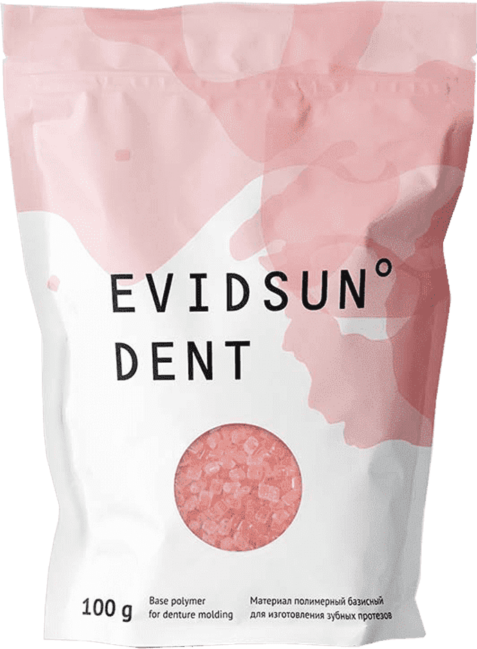 EVIDSUN° DENT Материал полимерный базисный для изготовления зубных протезов