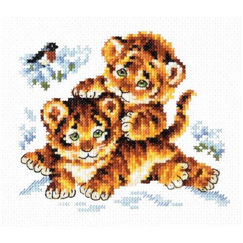 фото Набор для вышивания "чудесная игла" 018-87 "безмятежное детство" 14х12 см