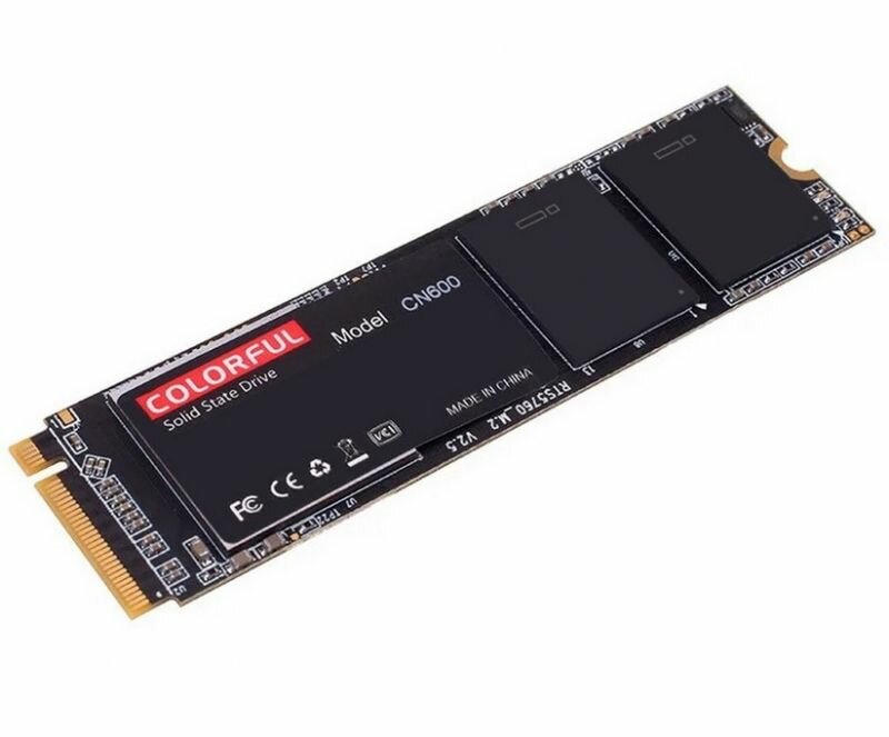 Жесткий диск SSD M.2 2280 512GB Colorful CN600 Client SSD PCIe Gen3x4 with NVMe, 3200/1700, 3D NAND, oem