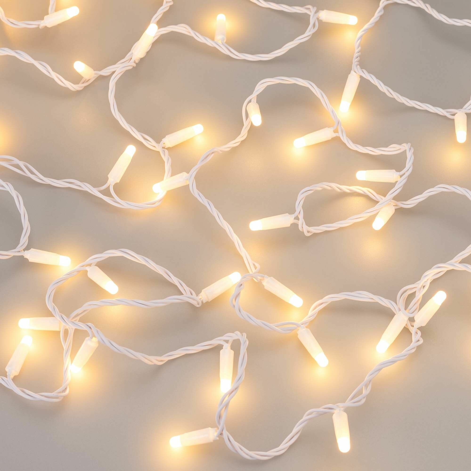 10м. Уличная гирлянда нить теплый свет Ardecoled 230V ARD-String-Classic-1000-White-100Led-Milk-Pulse Warm (31646) - фото №5