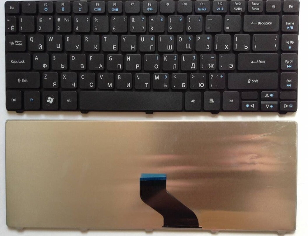 Клавиатура для Acer Aspire TimeLine 3810TZ черная матовая